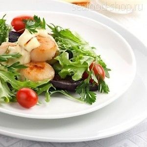 Салат из морских гребешков